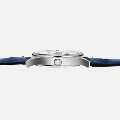 Franklord Regal Sapphire - Lunar Silver Luxury Automatic Watch