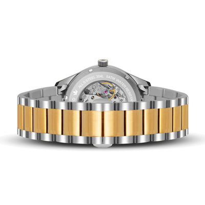 Franklord Regal Sapphire Roman Green Two Tone | Maha Vastu Timepiece of Growth & Balance