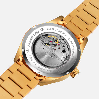 Franklord Regal Sapphire Roman Green | Maha Vastu-Inspired Timepiece for Prosperity