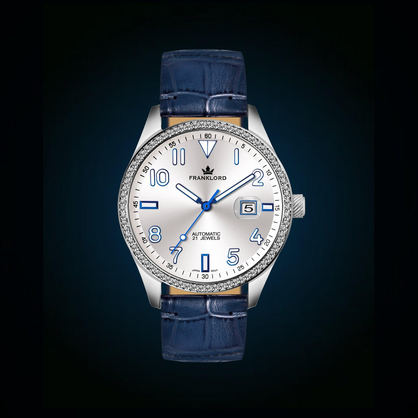 Franklord Silver Royale Diamond | Automatic Luxury Watch