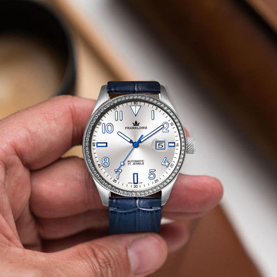 Franklord Silver Royale Diamond | Automatic Luxury Watch
