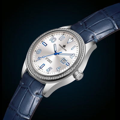 Franklord Silver Royale Diamond | Automatic Luxury Watch