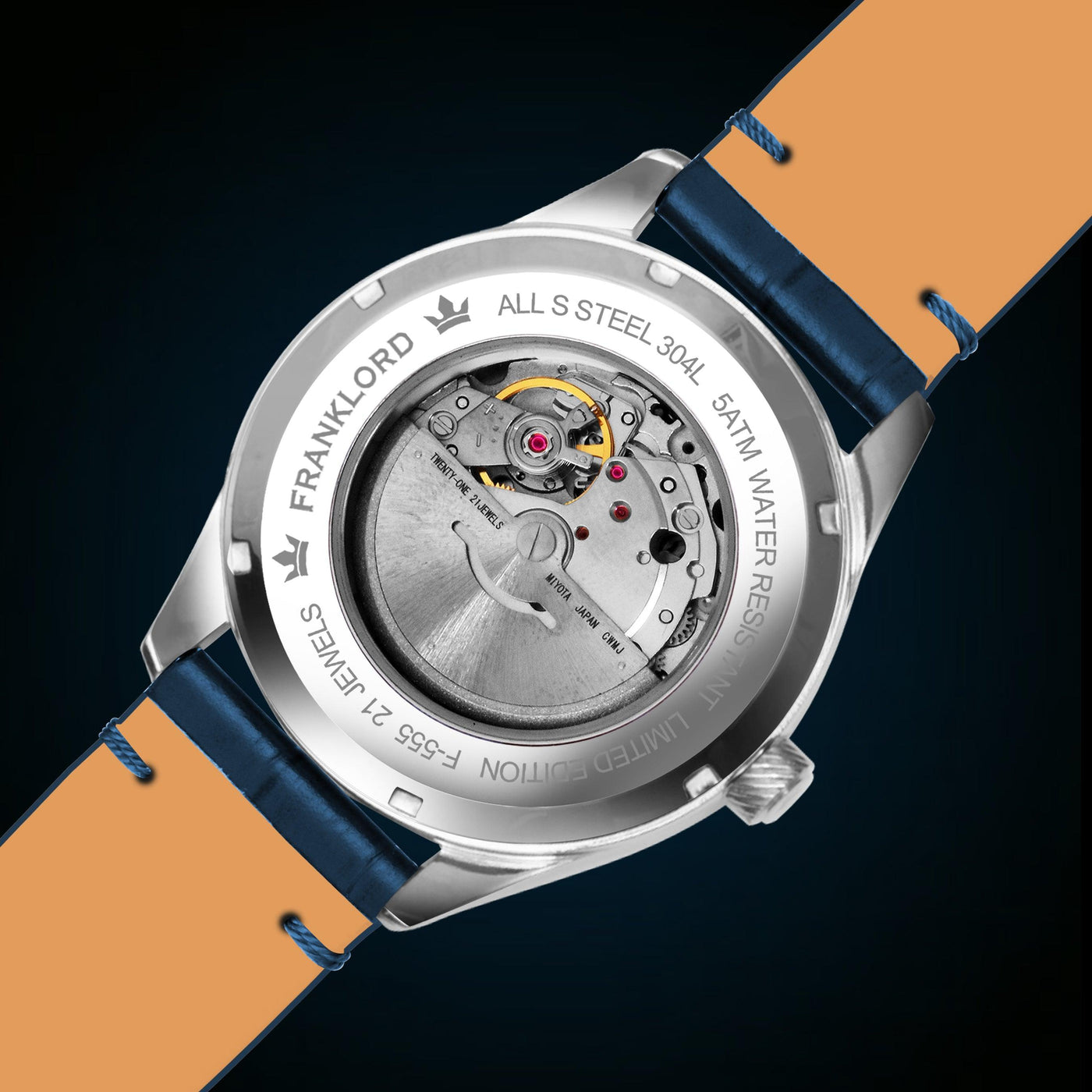 Franklord Silver Royale Diamond | Automatic Luxury Watch