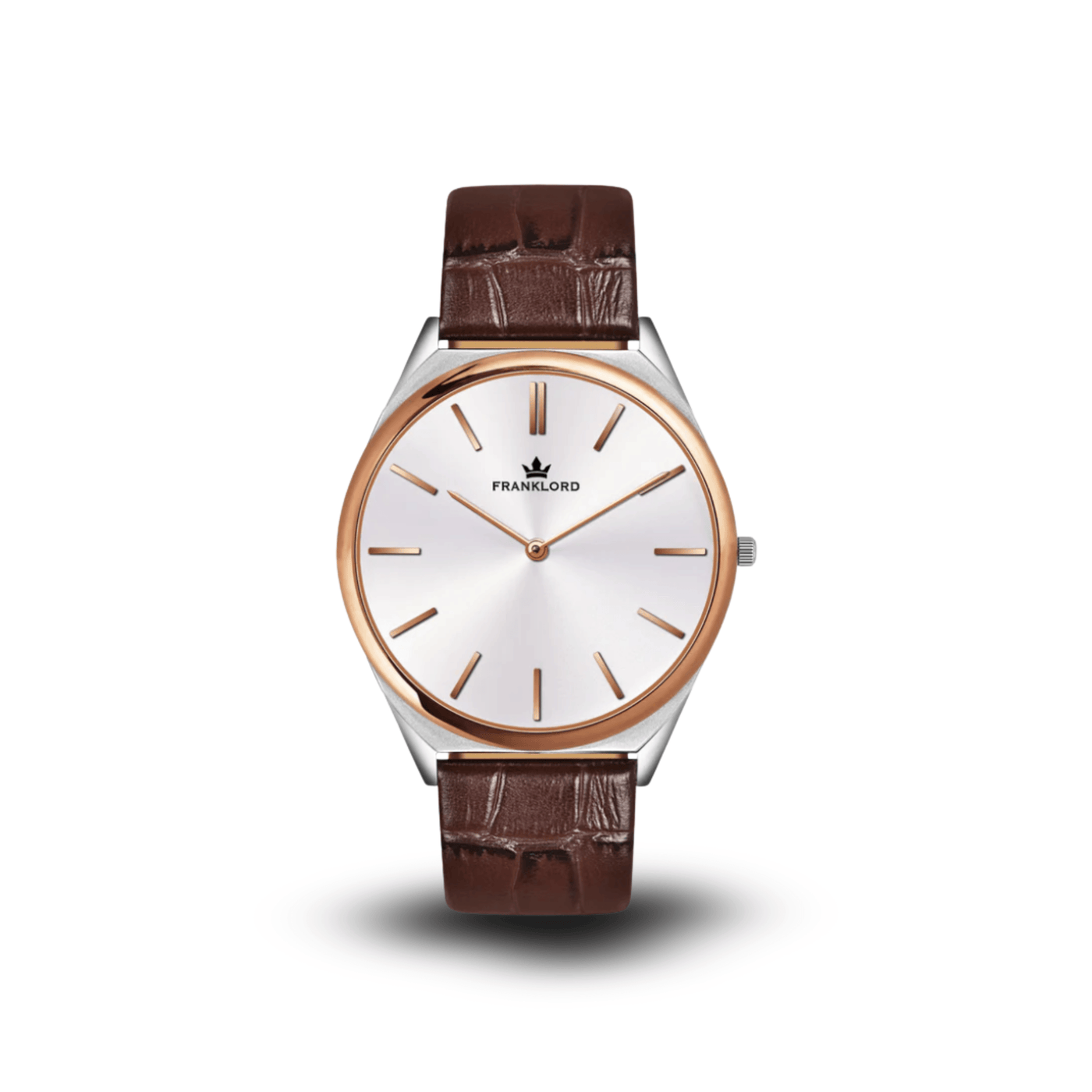 Franklord Swiss UltraThin Series - Rosewood Pearl | Ultra-Slim 5mm Luxury Watch