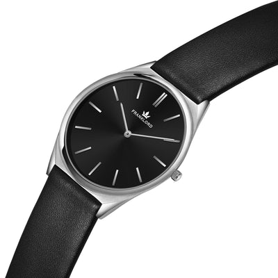 Franklord Swiss UltraThin Series - Black Carbon | 5mm Ultra-Slim Luxury Watch