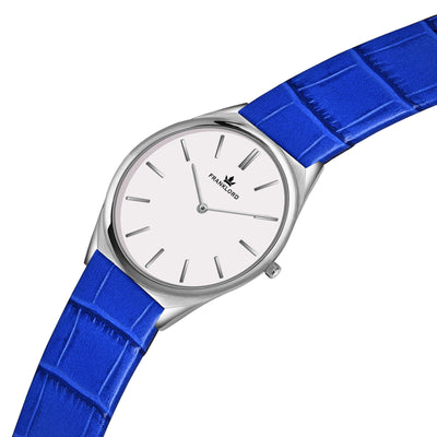 Franklord Swiss UltraThin Series - Frosted Sky | Ultra-Slim 5mm Luxury Watch