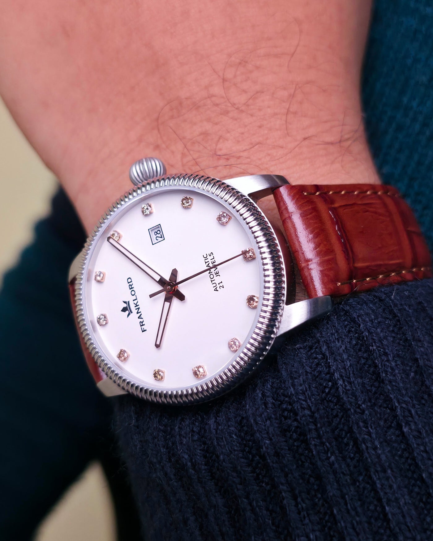 Franklord Majestic Aura – Celestial Diamond | Limited Edition Automatic Watch
