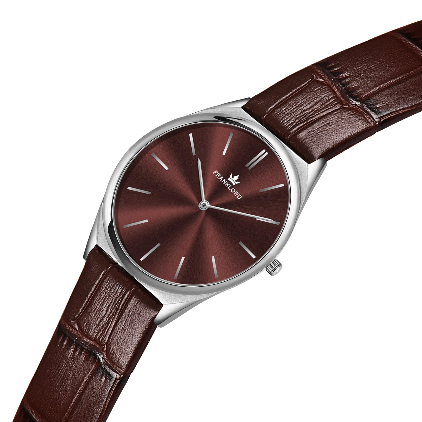 Franklord Swiss UltraThin Series - Caramel Luxe | Ultra Slim 5mm Luxury Watch