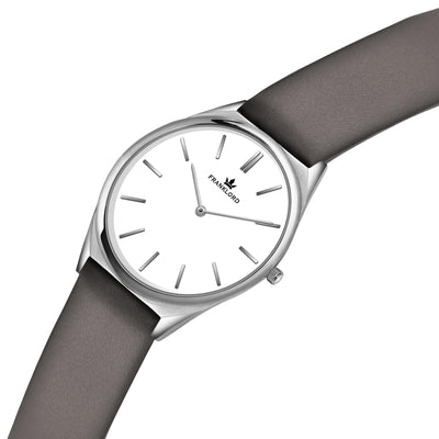 Franklord Swiss UltraThin Series - Moonlight Silver | Ultra-Thin 5mm Luxury Watch
