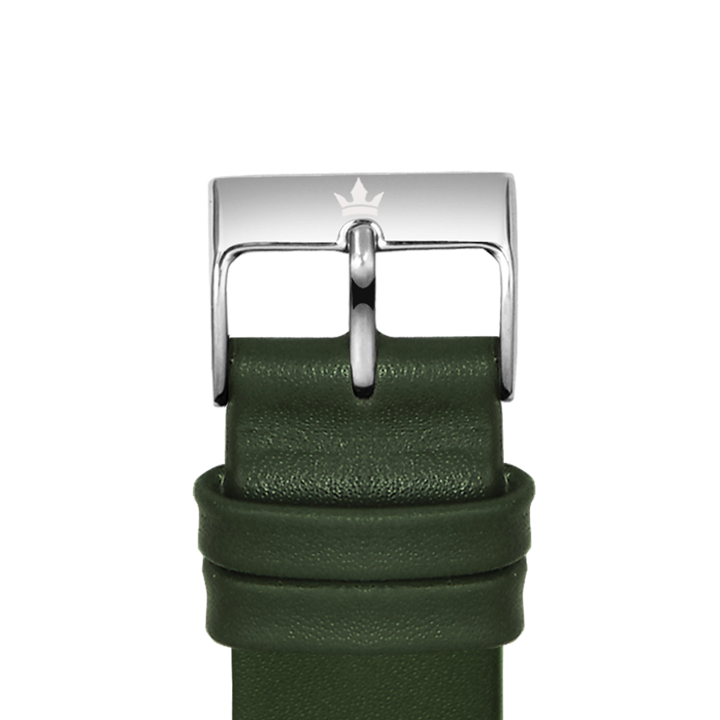 Franklord Olive Green 20mm Genuine Leather Watch Strap – Minimalist Quick Release Band