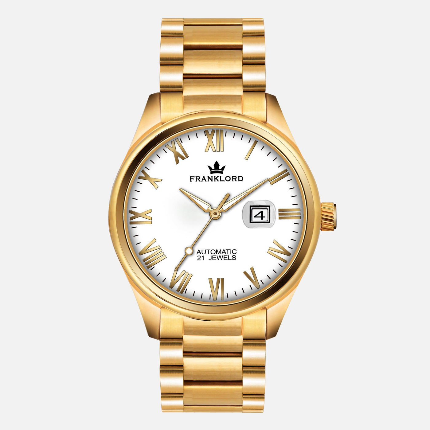Franklord Regal Sapphire Roman - Imperial Gold | Luxury Automatic Watch
