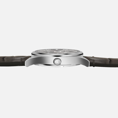 Franklord Regal Sapphire - Eclipse Leather Automatic Watch