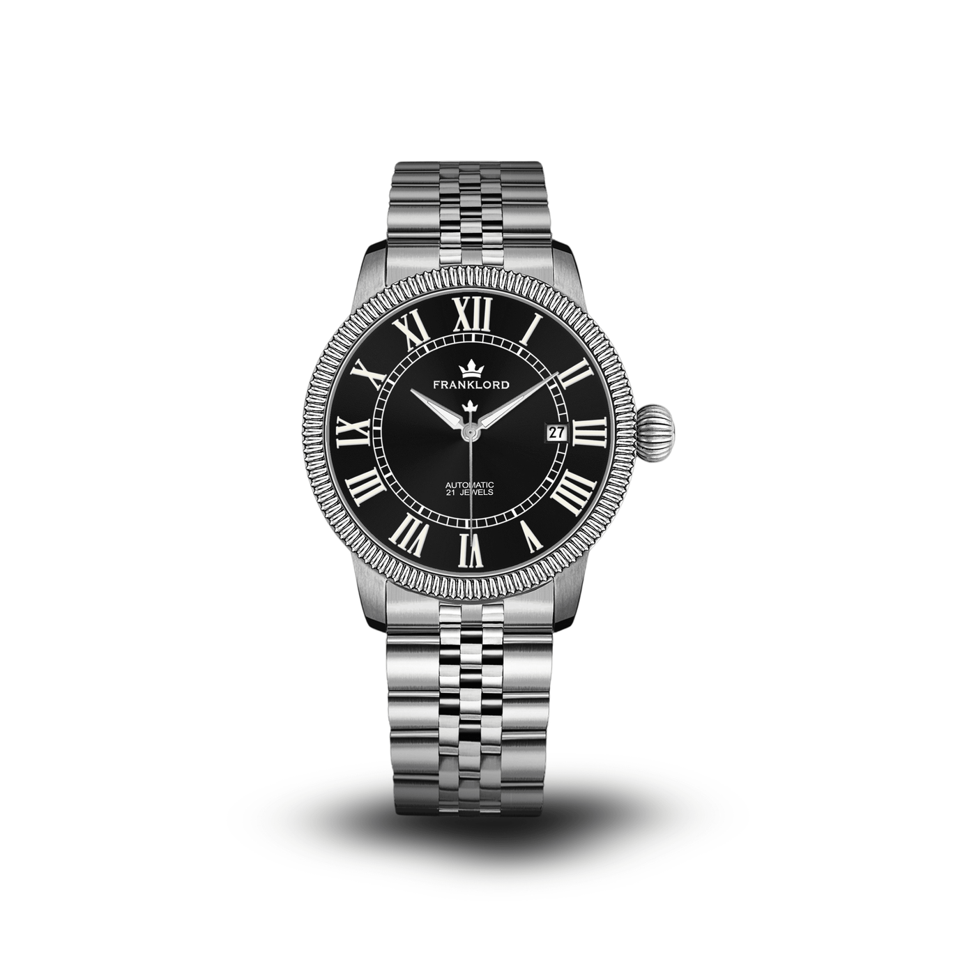 Franklord Majestic Aura – Onyx Radiance | Luxury Automatic Watch