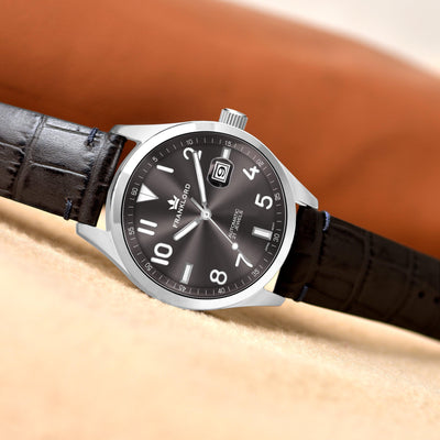 Franklord Regal Sapphire - Eclipse Leather Automatic Watch
