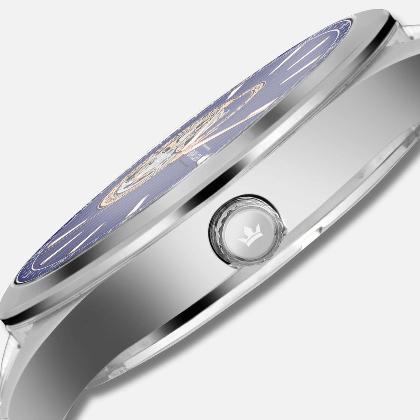 Franklord Regal Sapphire Open Heart - Ocean Steel Luxury Automatic Watch