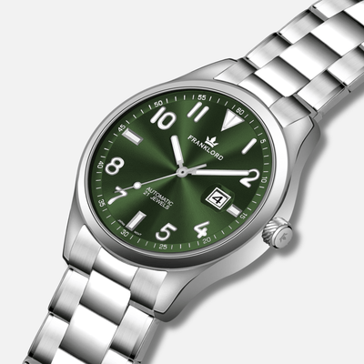 Franklord Regal Sapphire Legacy Steel - Alpine Emarald Luxury Automatic Watch