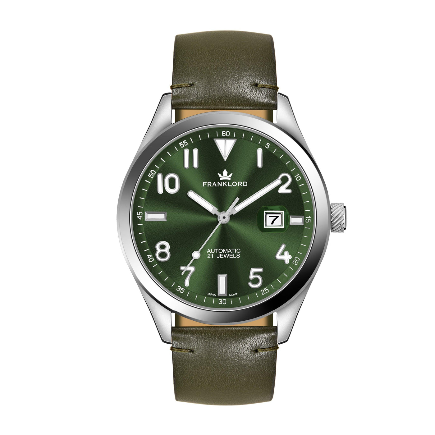 Franklord Regal Sapphire - Emerald Navy Automatic Watch