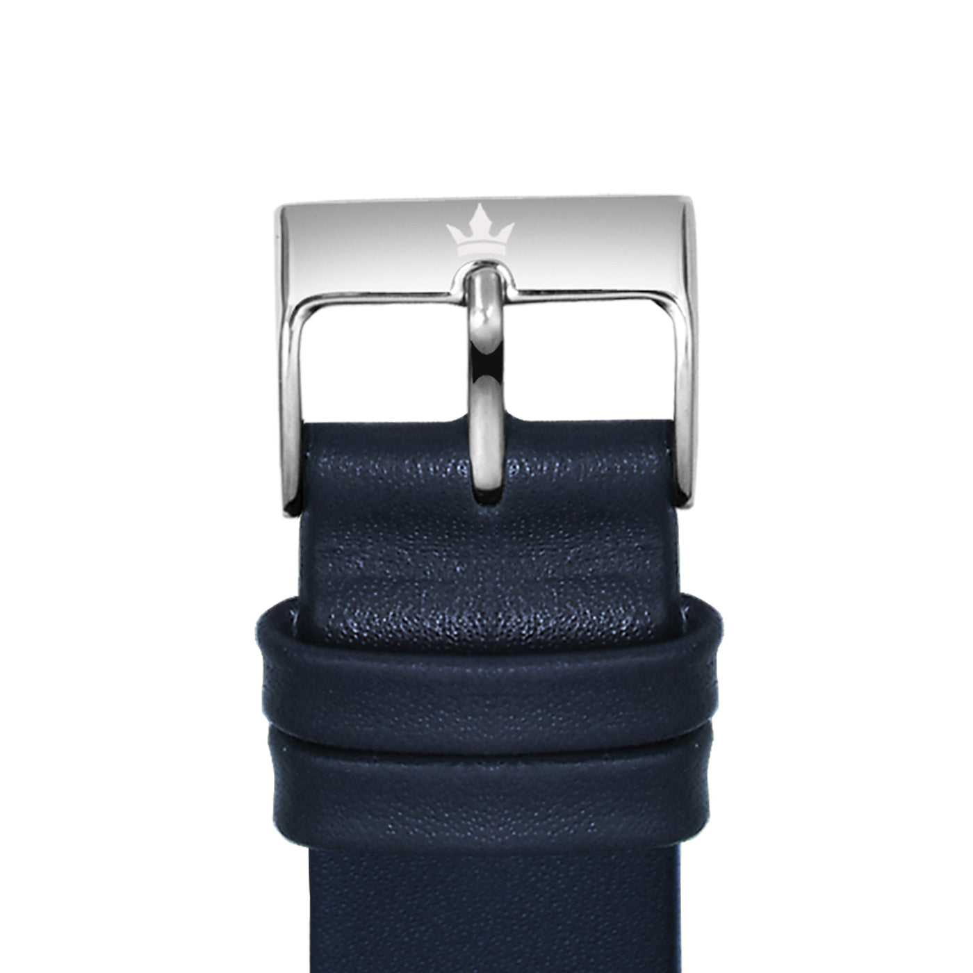 Franklord Navy Blue 20mm Genuine Leather Watch Strap – Minimalist Premium Quick Release Band