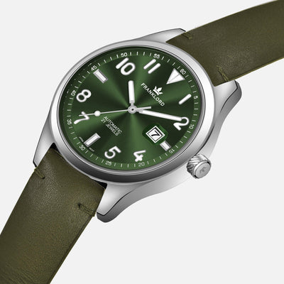 Franklord Regal Sapphire - Emerald Navy Automatic Watch