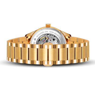 Franklord Regal Sapphire Roman White | Maha Vastu-Inspired Timepiece for Prosperity