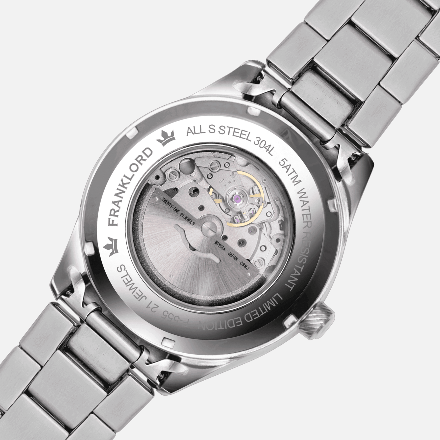 Franklord Regal Sapphire Legacy Steel - Constellation Blue Luxury Automatic Watch