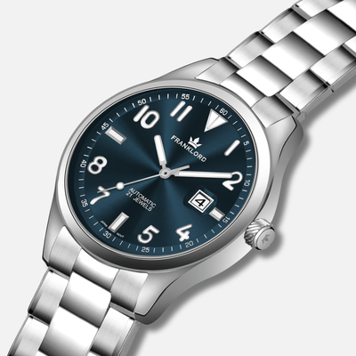 Franklord Regal Sapphire Legacy Steel - Constellation Blue Luxury Automatic Watch