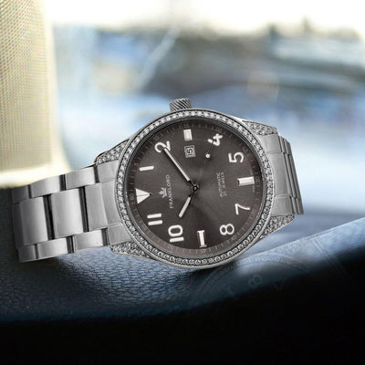 Franklord Diamond Regal Noir – Automatic Luxury Watch with Diamonds