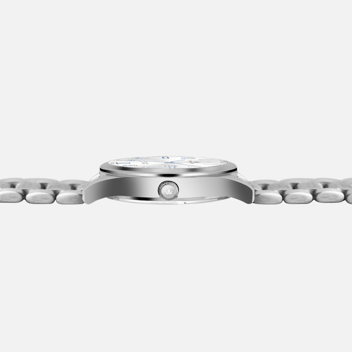 Franklord Regal Sapphire Legacy Steel - Pearl White Luxury Automatic Watch