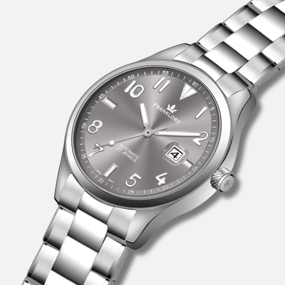 Franklord Regal Sapphire Legacy Steel - Platinum Mist Luxury Automatic Watch