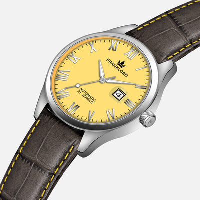 Franklord Regal Sapphire Roman - Amber Horizon | Luxury Automatic Watch