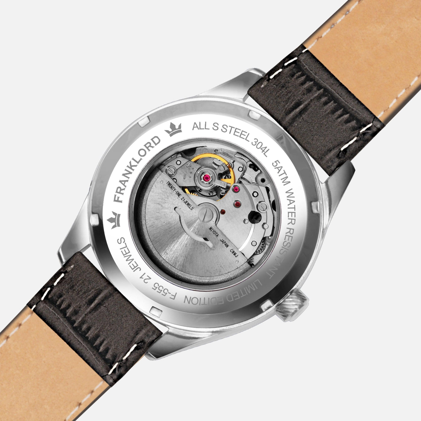 Franklord Regal Sapphire Roman - Amber Horizon | Luxury Automatic Watch
