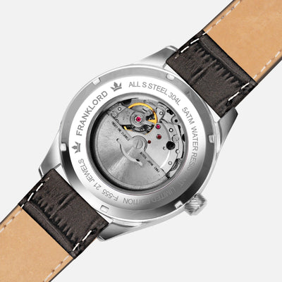 Franklord Regal Sapphire Roman - Amber Horizon | Luxury Automatic Watch