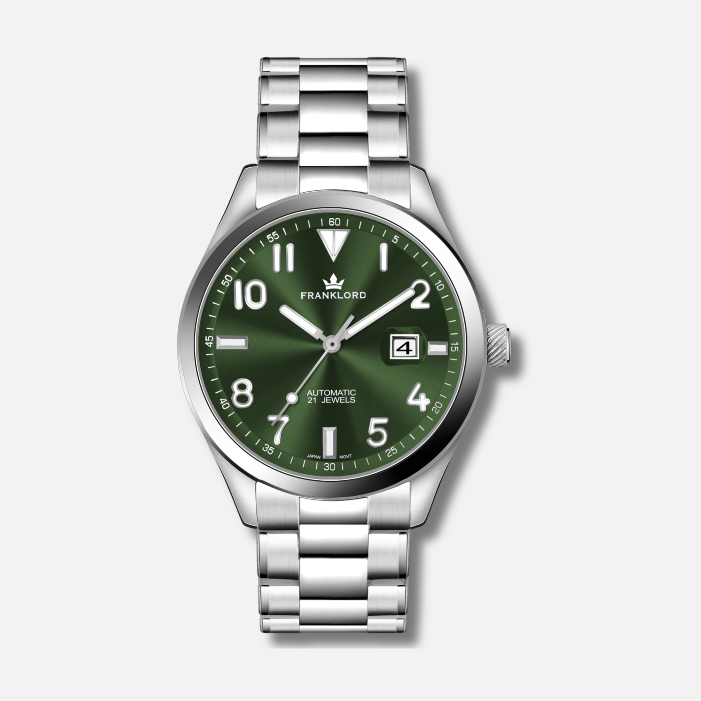 Franklord Regal Sapphire Legacy Steel - Alpine Emarald Luxury Automatic Watch