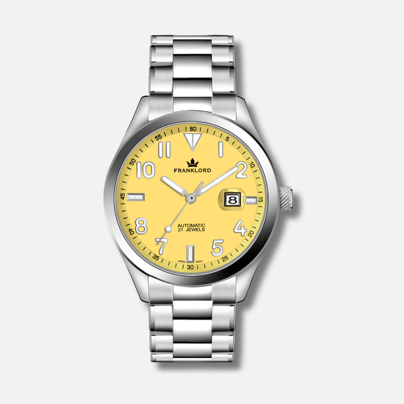 Franklord Regal Sapphire Legacy Steel - Amber Gold Luxury Automatic Watch