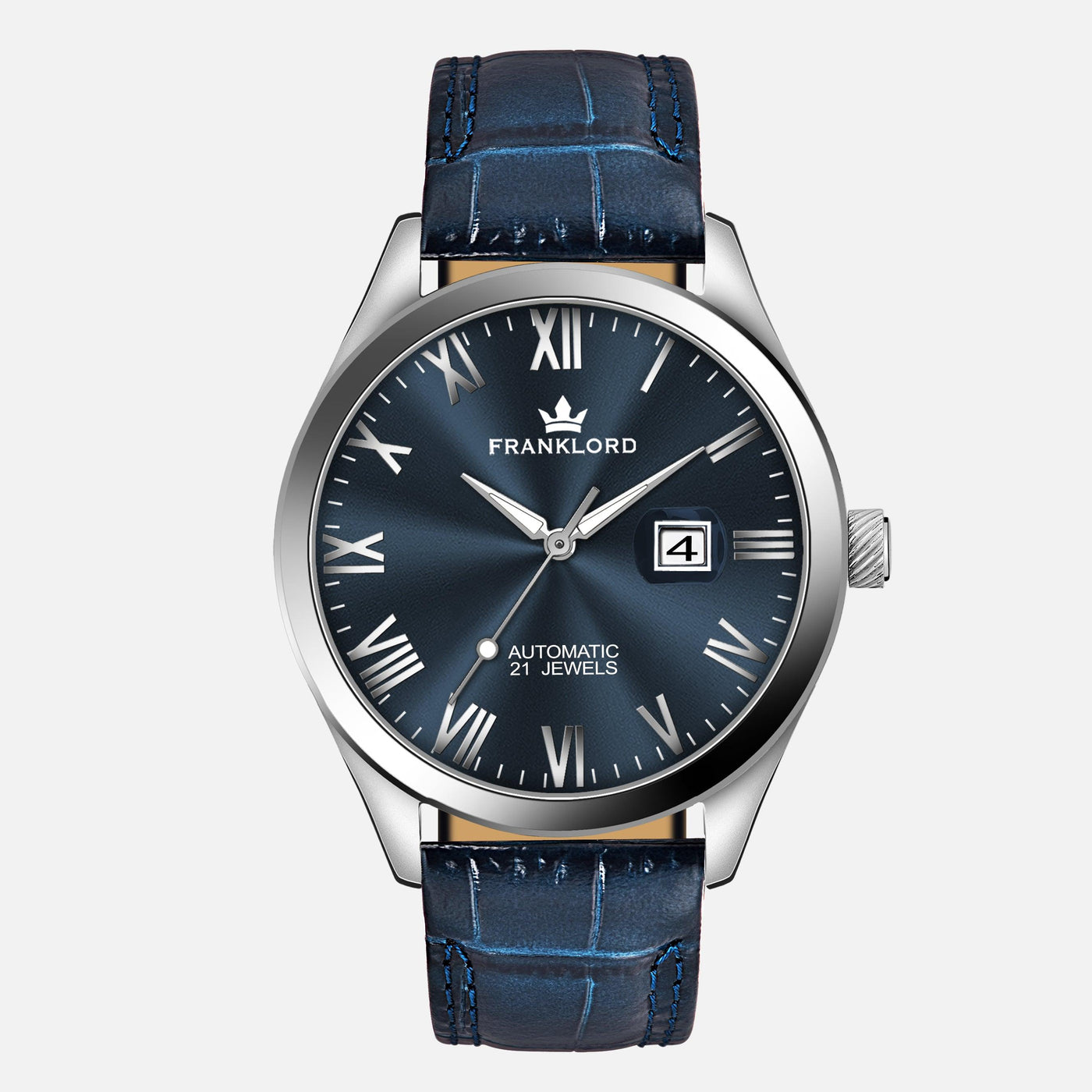 Franklord Regal Sapphire Roman - Midnight Crest | Luxury Automatic Watch