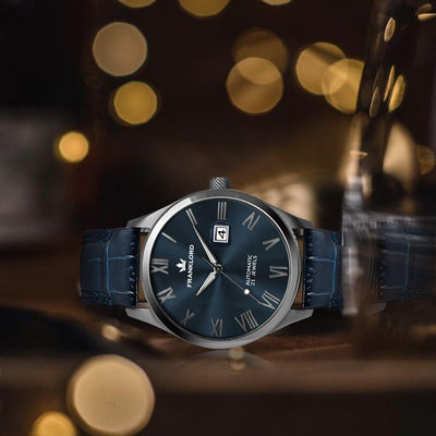 Franklord Regal Sapphire Roman - Midnight Crest | Luxury Automatic Watch