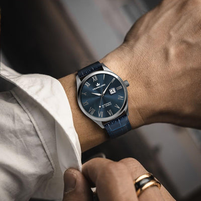Franklord Regal Sapphire Roman - Midnight Crest | Luxury Automatic Watch