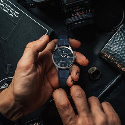 Franklord Regal Sapphire Roman - Midnight Crest | Luxury Automatic Watch