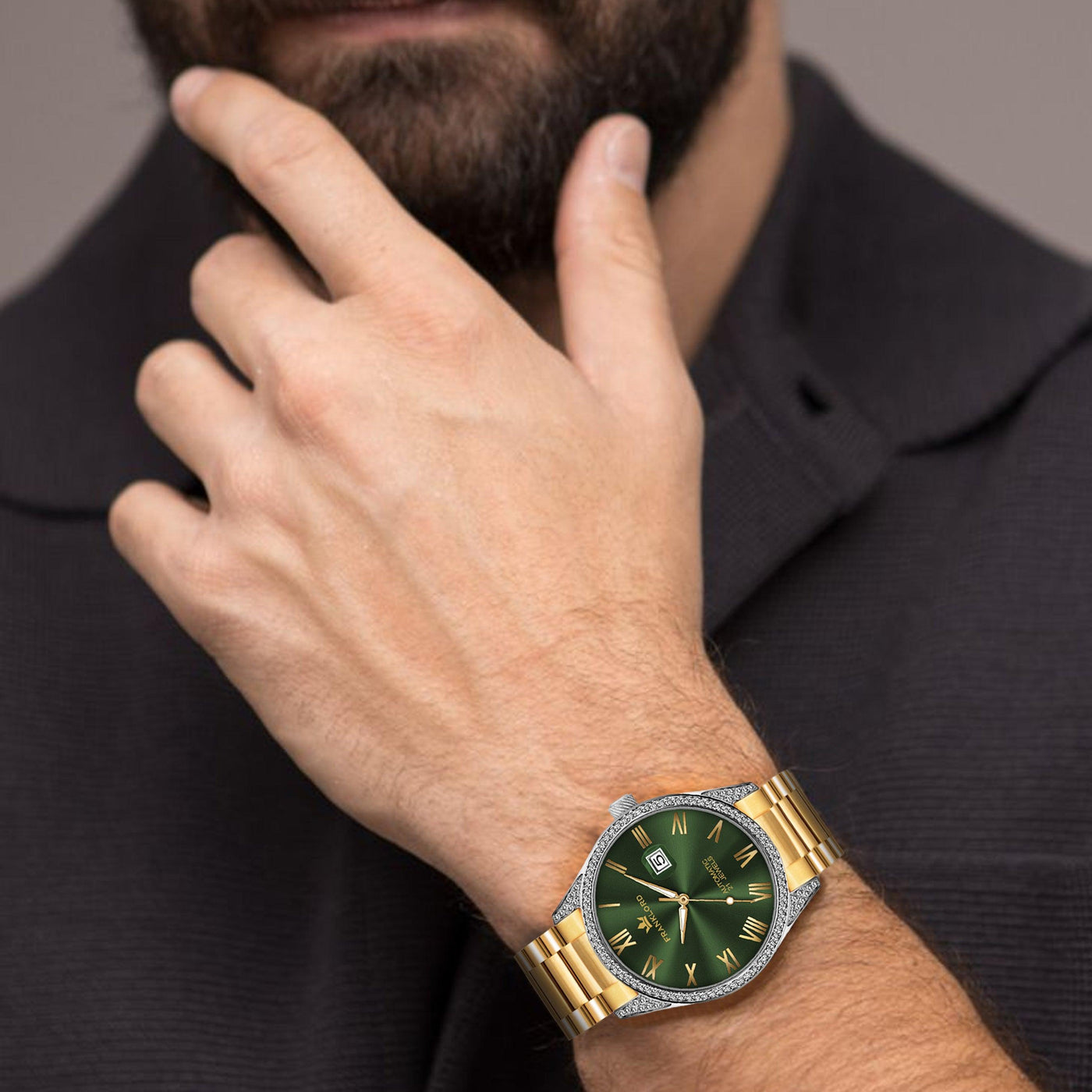 Franklord Prosperé Vastu Diamond Watch – Luxury Automatic Watch