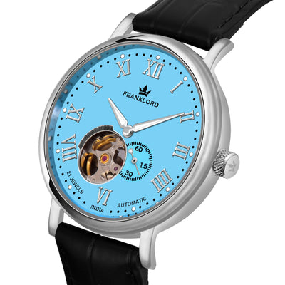 Franklord Heritage Open Heart – Tiffany Luxe | Men's Automatic Watch with Tiffany Dial