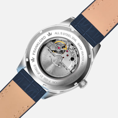 Franklord Regal Sapphire Roman - Midnight Crest | Luxury Automatic Watch