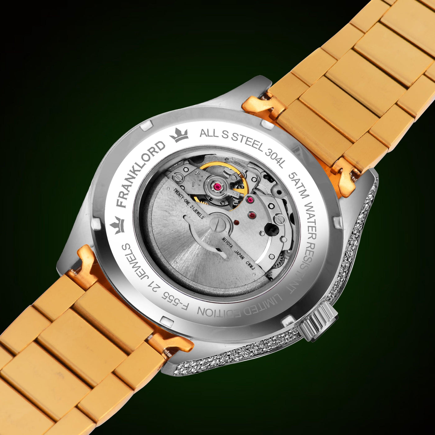 Franklord Prosperé Vastu Diamond Watch – Luxury Automatic Watch