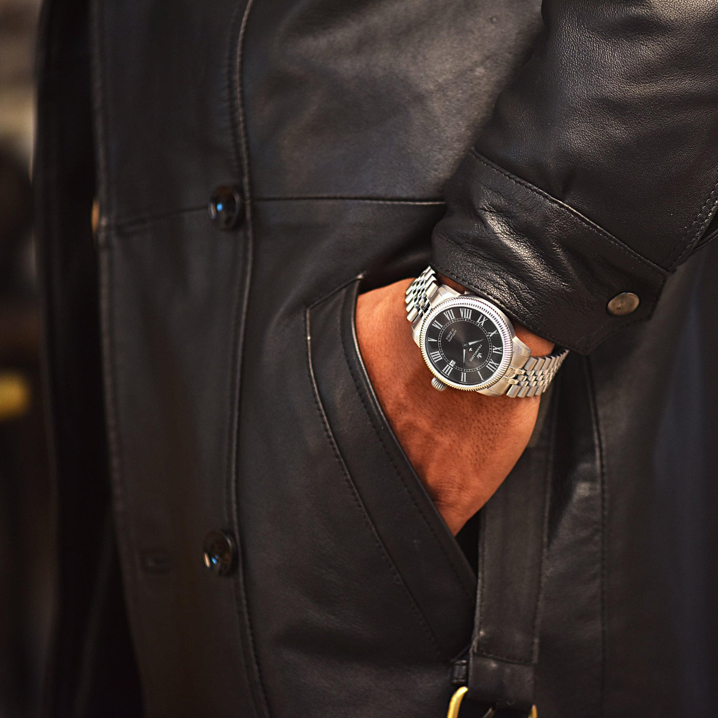 Franklord Majestic Aura – Graphite Mirage | Luxury Automatic Watch