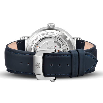 Franklord Heritage Open Heart – Navy Royale | Luxury Navy Dial Automatic Watch for Men