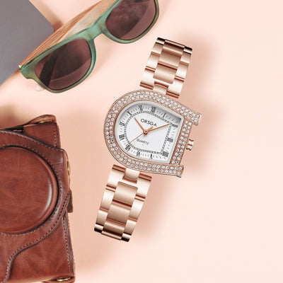 DIVINA Rose Gold Women Watch