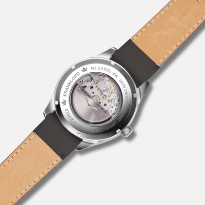 Franklord Regal Sapphire Signature  - Emarald Pulse Leather Luxury Automatic Watch