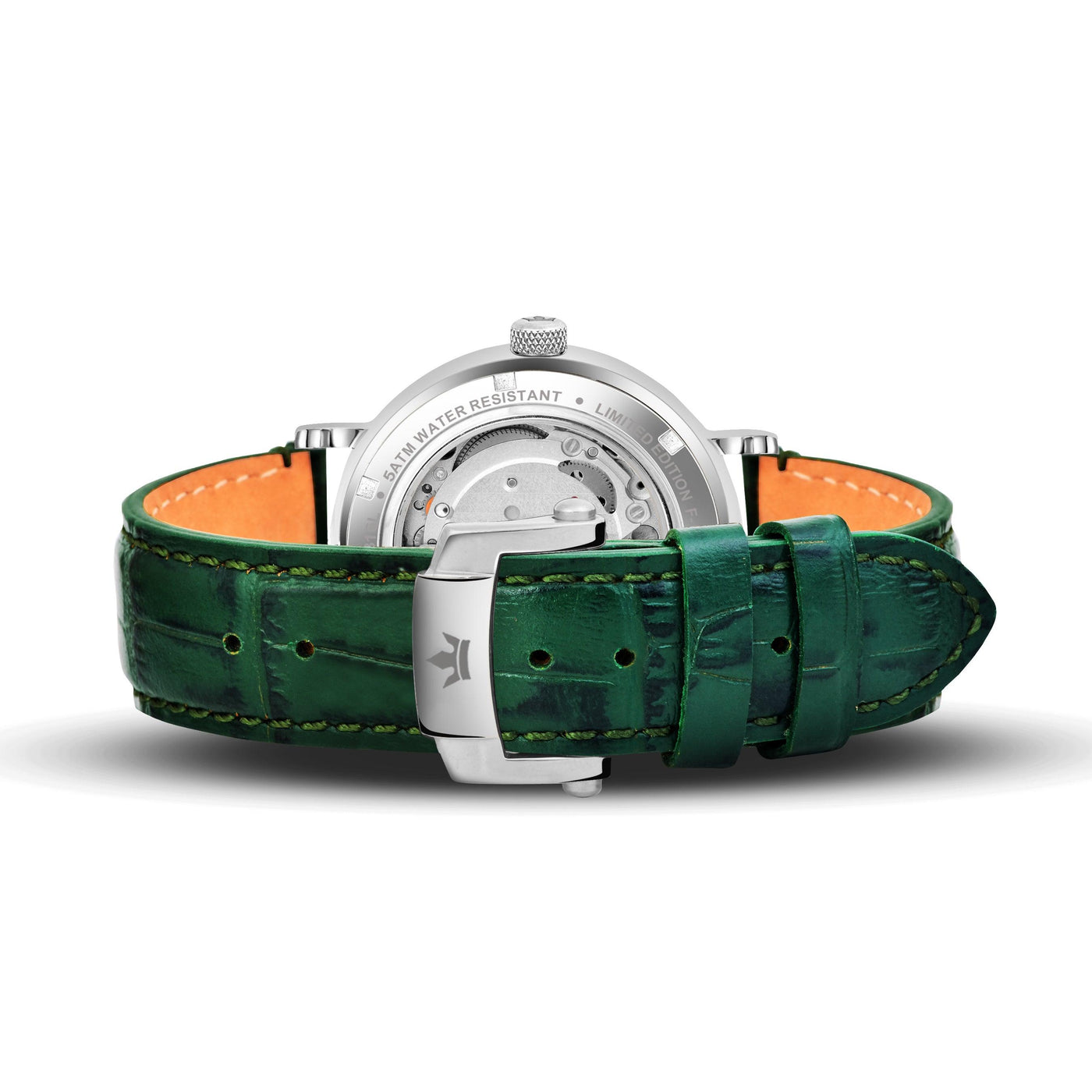 Franklord Heritage Open Heart – Emerald Legacy | Luxury Green Dial Automatic Watch for Men