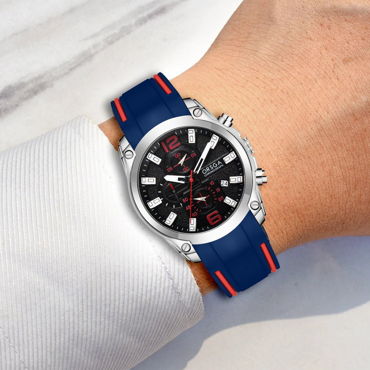 KRAKEN Analog Dial Men's Blue Watch