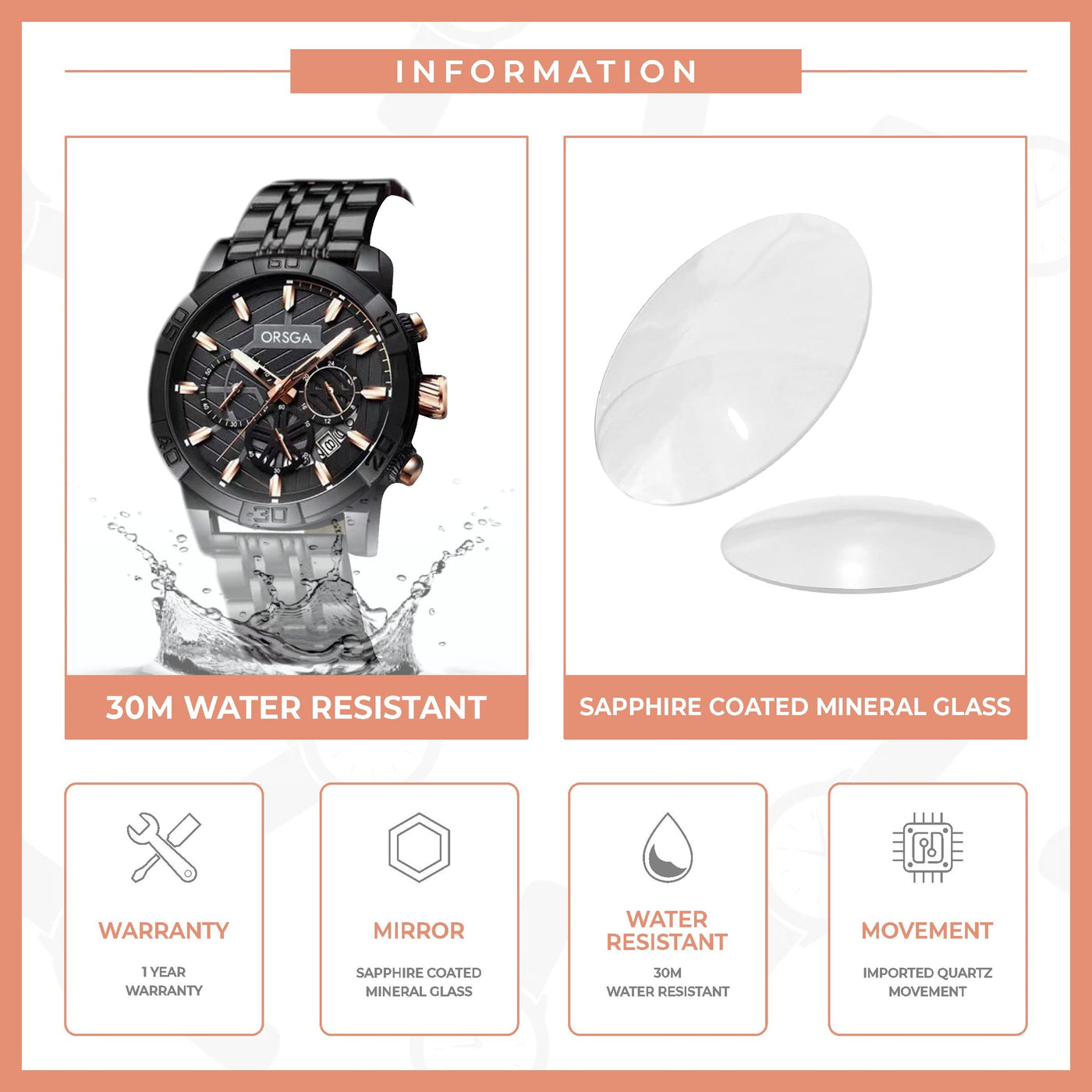 MAGNUM Men's Watch