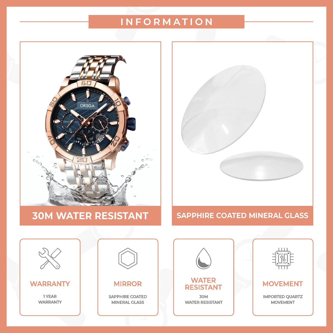 MAGNUM Men's Watch